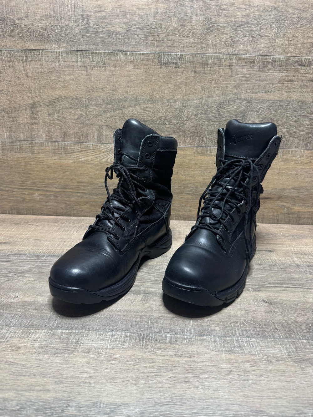 Danner Black Tactical Lace-Up Work Boots